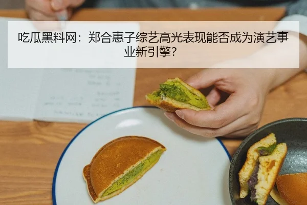 吃瓜黑料网：郑合惠子综艺高光表现能否成为演艺事业新引擎？